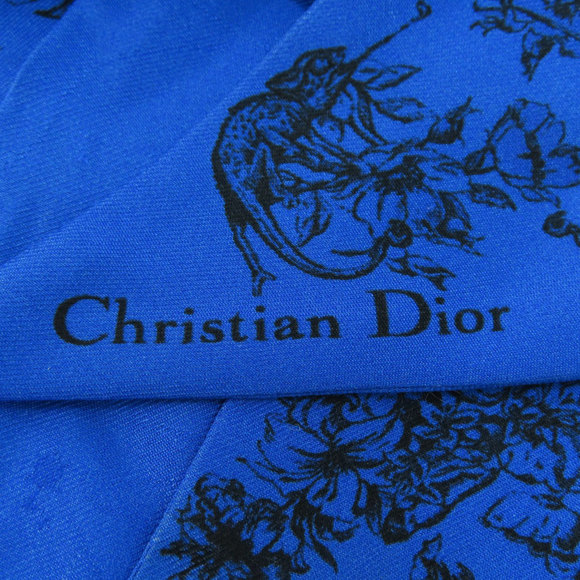 CHRISTIAN DIOR Scarf Muffler Silk Women's - Picture 4 of 10